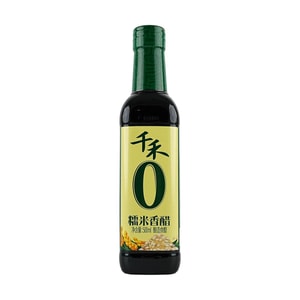 千禾 0添加糯米香醋 500ml【炒菜涼拌蘸餃子醋】