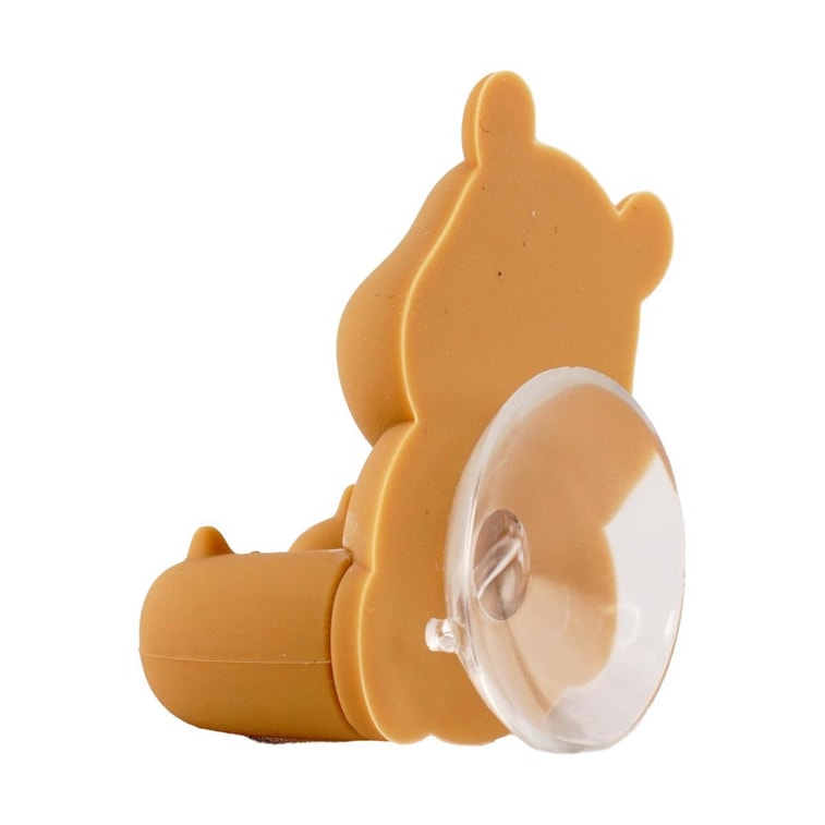 실리콘 칫솔꽂이 갈색 곰 모양, 1.6×0.9×1.7인치 6