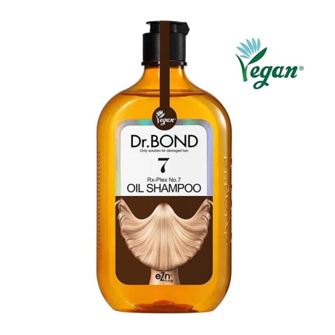 eZn Dr.BOND Rx-Plex No.7 Oil Shampoo Vegan No Sulfates Parabens Silicon 370g