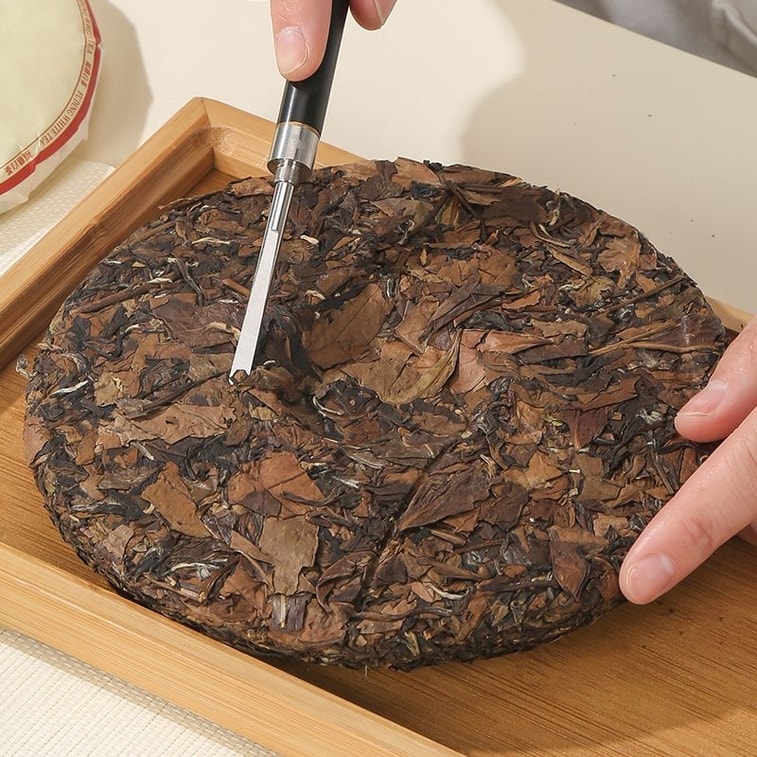 【中国直送】八馬茶業 福鼎白茶 寿梅太母山 原産地 クラシック白茶ケーキ 357g 5