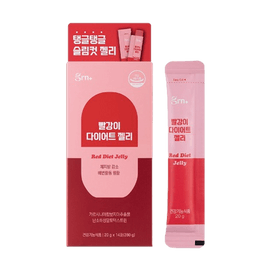 韩国GRN 红色减脂果冻 餐前减碳瘦身果冻条 14条/盒 石榴味 嗯嗯自由 轻体纤体 控糖 独立包装便携