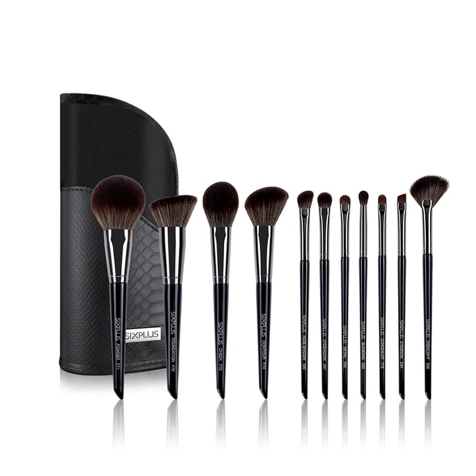 SIXPLUS 11Pcs Makeup Brush Set - Master