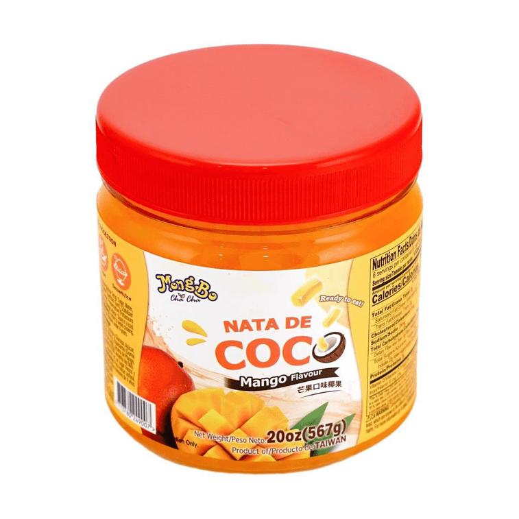 台湾MONGBO 芒果味椰果 567g【奶茶甜品饮品小料】 4
