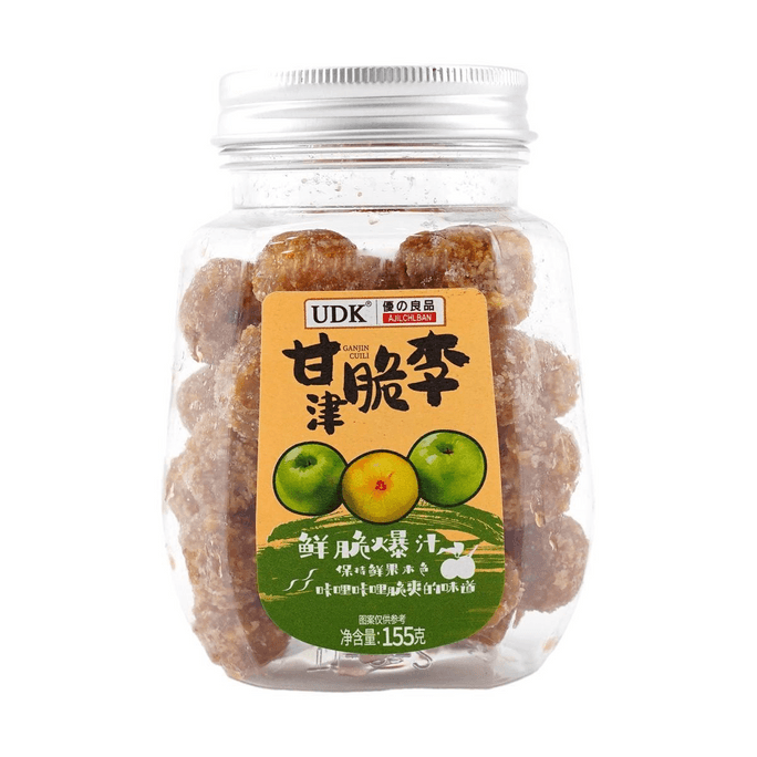 달콤하고 소금 맛이 나는 바삭한 자두, 5.47oz