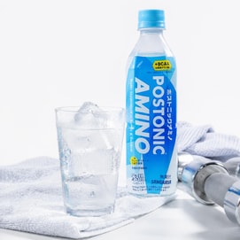 Postonic Amino Hydration Sport Drink, BCAA & Electrolyte Recovery Water, Grapefruit Flavor, 17.6 oz【Freezable】