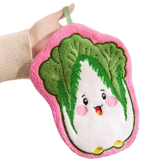Pink Cabbage hand towel 1PC