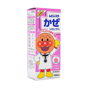 アンパンマン 子ども用総合風邪シロップ P2 桃味 3ヶ月～7歳 120ml