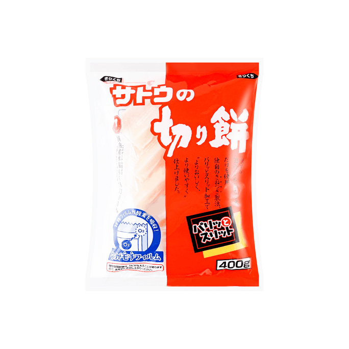 Cut Rice Cake Crisp Slit Sato 400g