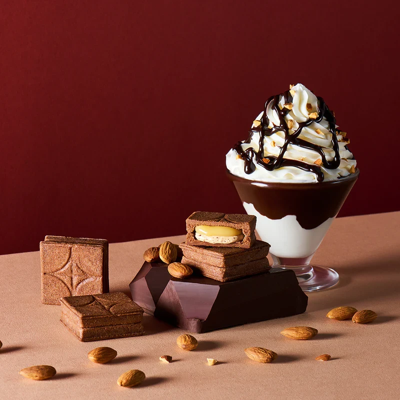 【日本直邮】 日本 press butter sand 新品 期间限定 巧克力坚果口味夹心黄油饼干 5个装