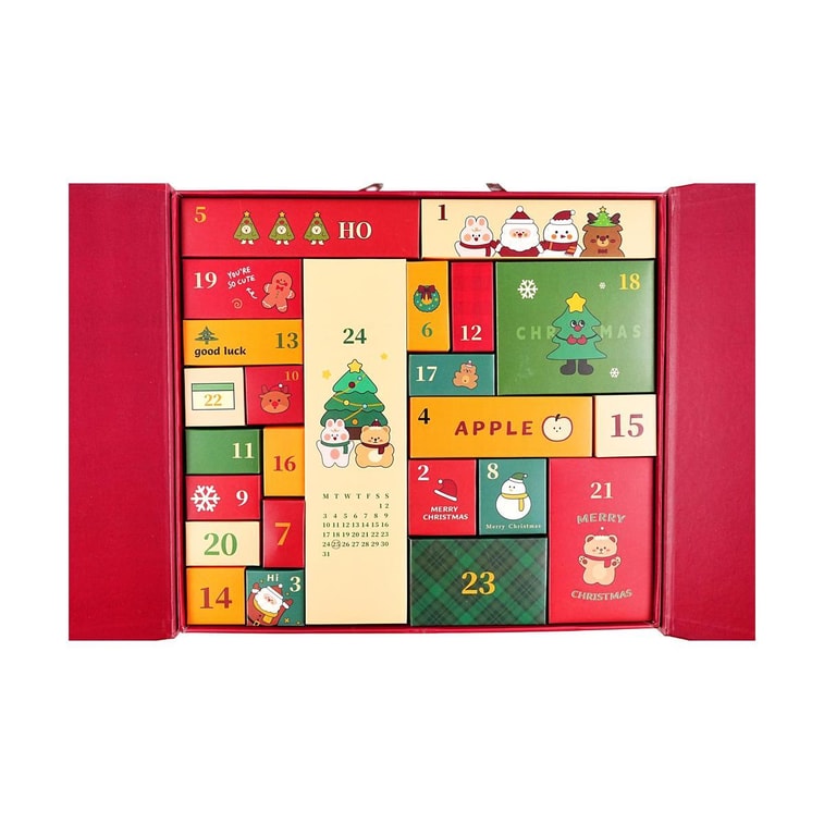 圣诞限定·奇迹派发 惊喜糖果饰品礼物 倒数日历盲盒【内含多种网红巧克力+圣诞氛围感帽子饰品】【节日限定礼物必入】【圣诞派对】 15