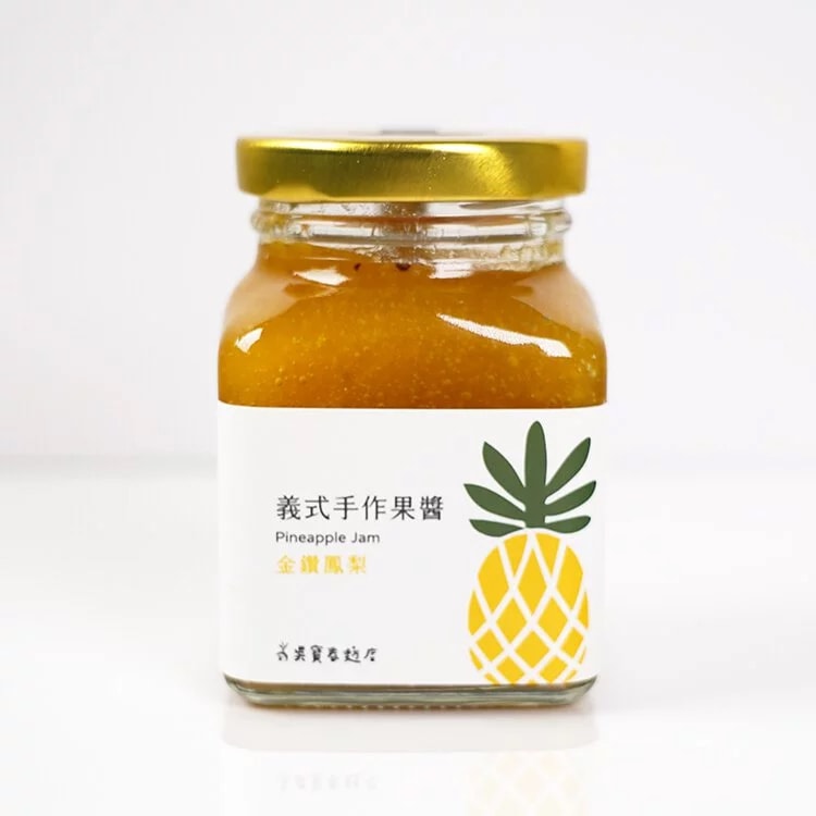 Taiwan Direct Mail] Handmade Jam Golden Diamond Pineapple 250g/can