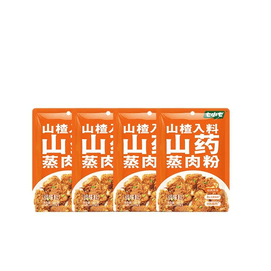 【中国直邮】 七小七 山药山楂蒸肉粉 50g*4包