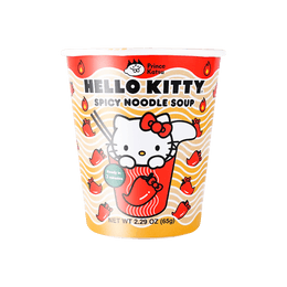 Hello Kitty Spicy Cup Noodles - Noodle Soup, 2.29oz