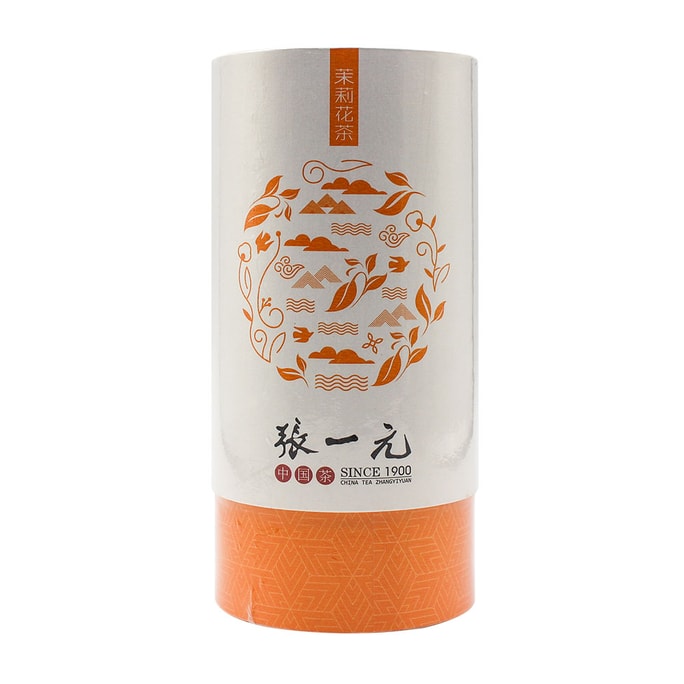 장이위안 재스민차 원형 캔 100g