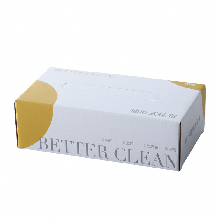 Lazy dishcloth extractable wet and dry water washable wipe table wash dishes wash pot 1 box of 20 20*20cm blue 5