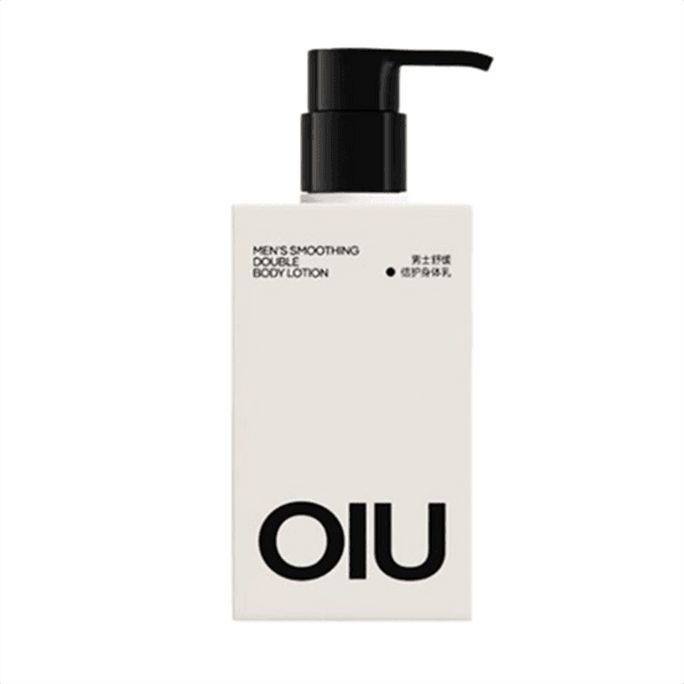 【中国直邮】 oiu 男士身体乳 清爽补水润肤乳 保湿淡香全身润护干燥起皮滋润 300g/瓶