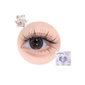 FLORTTE花洛莉亞 免膠假睫毛分段式 小圓臉-媽生太陽花 30簇