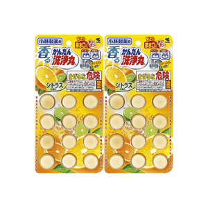 【Value Pack】Multi Purpose Easy Cleaning Scented Cleaner Orange 12 Tablets*2