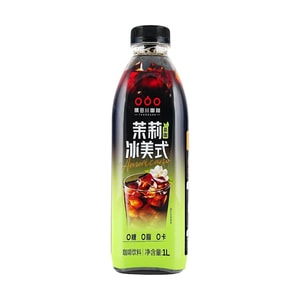 隅田川咖啡 茉莉冰美式 即饮茶咖  1L【0糖0脂0卡】【清新香醇 余韵悠长】