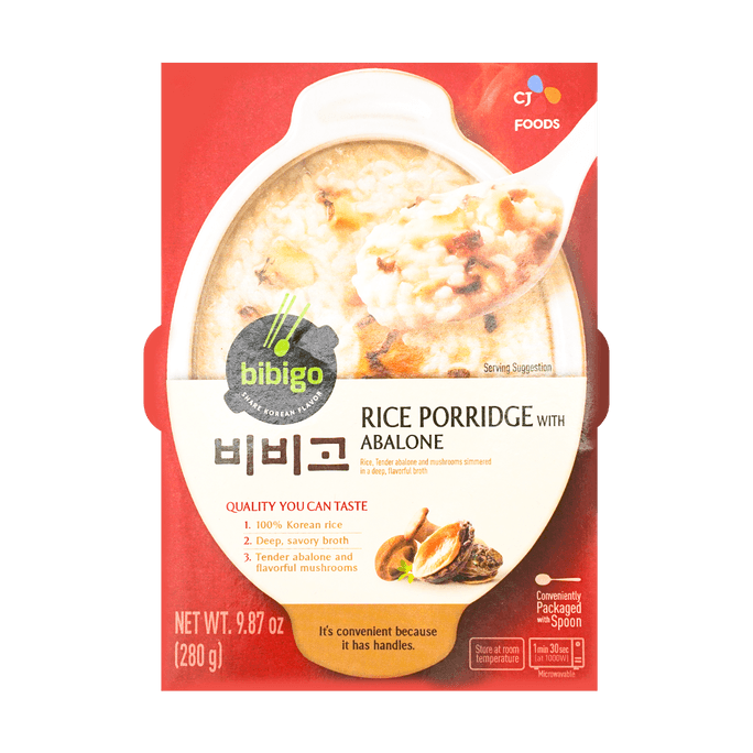 CJ BIBIGO Rice Porridge With Abalone 280g