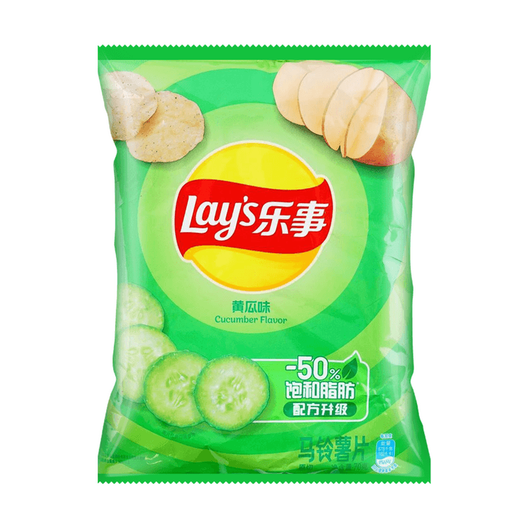 Cucumber Potato Chips, 2.46 oz*5【Value Pack】 3