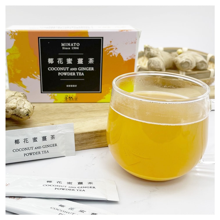  台灣 茶粒茶 [直郵] 椰花蜜薑茶隨身包 4g*15入 5