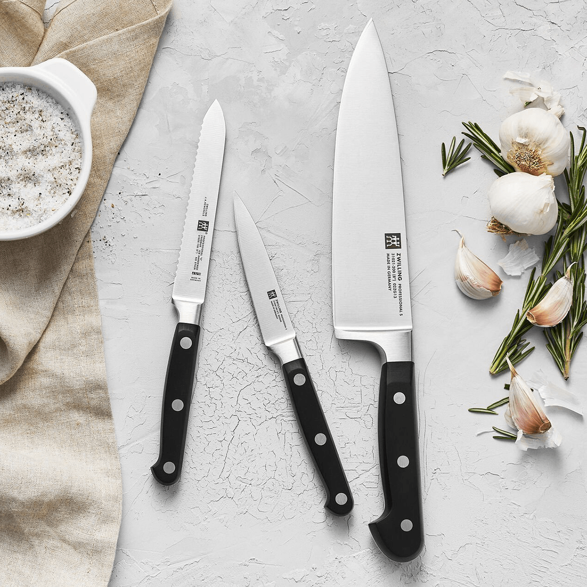 ZWILLING プロフェッショナル「S」スターターナイフ 3 本セット - Yami