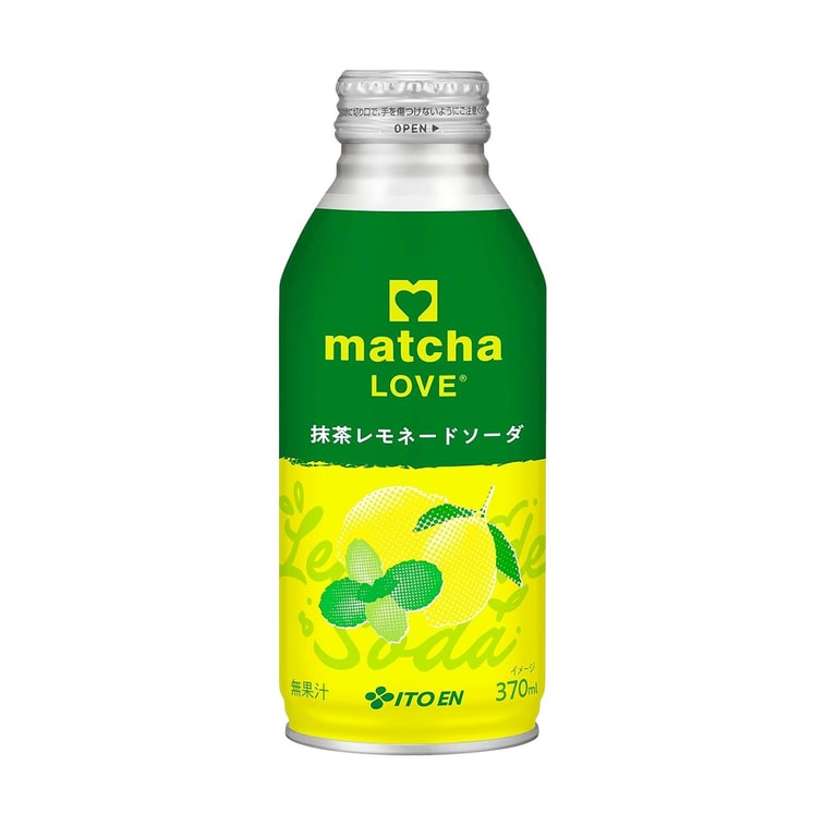 Matcha Love Matcha Lemonade Soda 12.51 fl oz 【Japanese Matcha】【Tonic Base】【Bittersweet】 3
