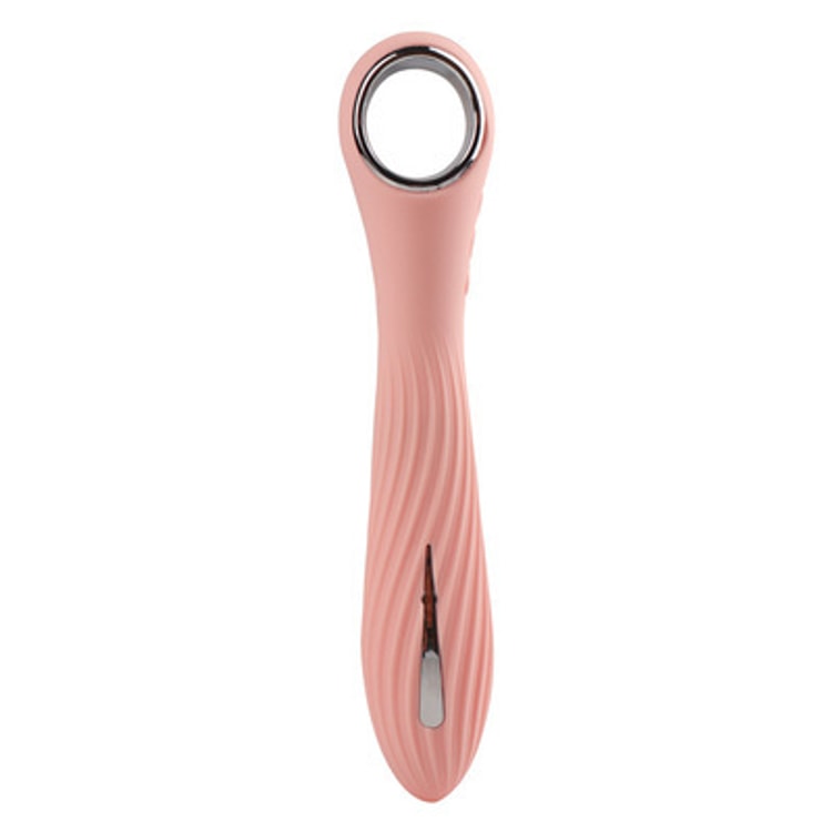 Female electric shock vibrator adult product light pink - Yami.com