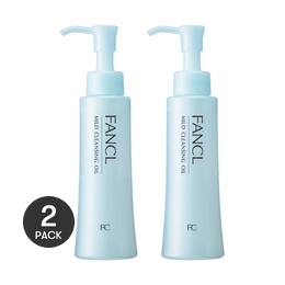 日本FANCL芳珂 超溫和無添加奈米卸妝油 深層清潔眼唇卸妝水 120ml*2 孕敏可用 @COSME大賞第一位【超值2瓶入】