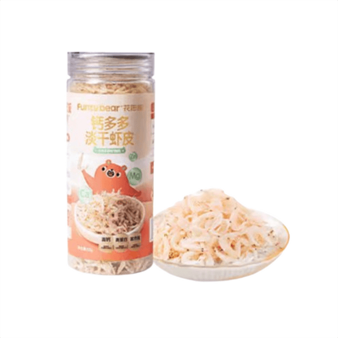 High Calcium Shrimp Skin Dried Instant Lightly Dried Shrimp No Added Salt 50g