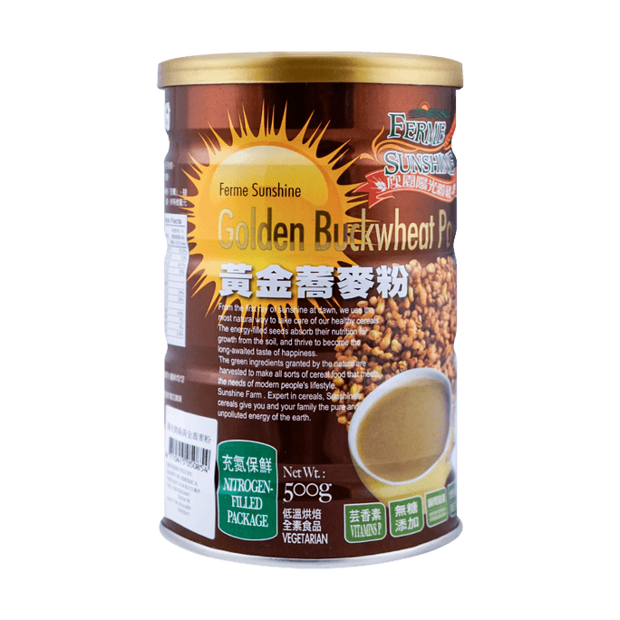 台湾欣园 阳光谷绿 黄金荞麦粉 500g