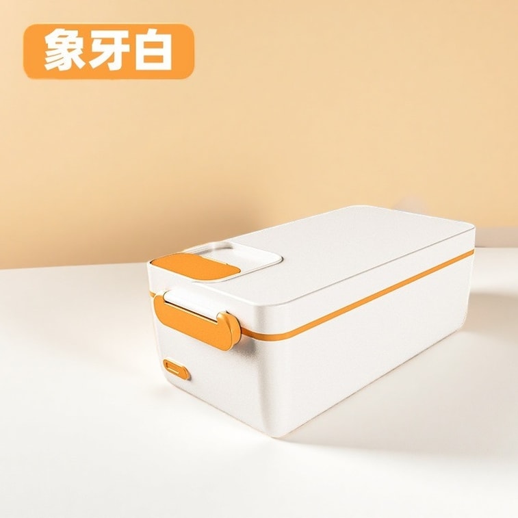  多蒙 充電式電熱盒內附加熱304不銹鋼無線便攜式-白色 1 把 4