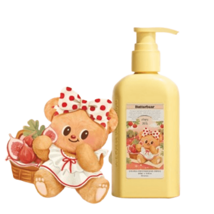 【中国直邮】 润培 身体乳黄油小熊联名款秋冬补水保湿滋润润肤乳 浆果密语 250ml/瓶