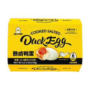 醜小鴨 熟鹹鴨蛋 378g【可配飯炒菜烘焙點心】