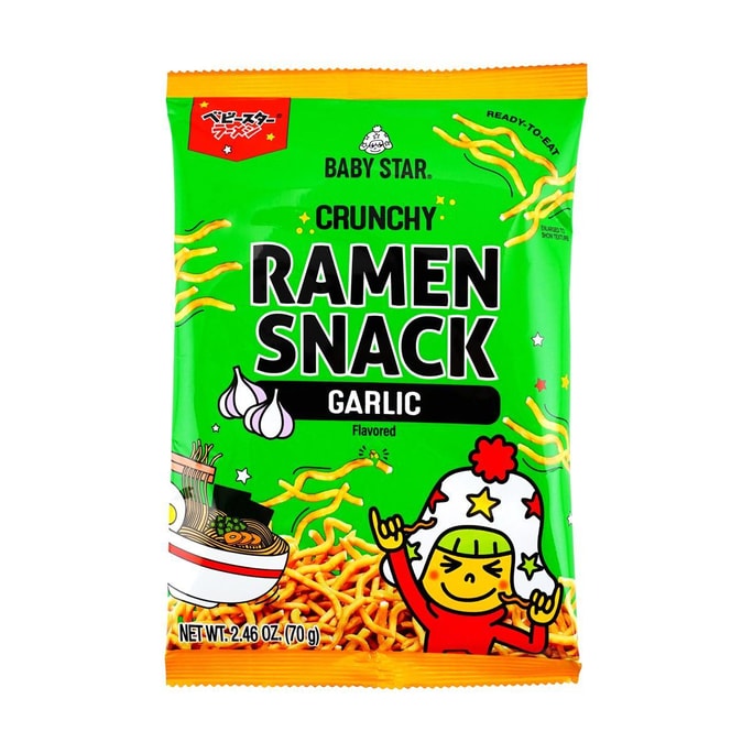 스낵 크리스피라면 마늘맛 70g