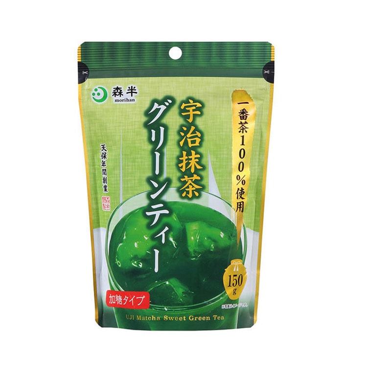 日本直邮】 日本森半加糖宇治抹茶粉可冷水泡150g - 亚米