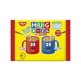 【日本直邮】 日本 NISSIN日清 儿童方便面 MUG速食泡面  酱油味&海鲜味 94g
