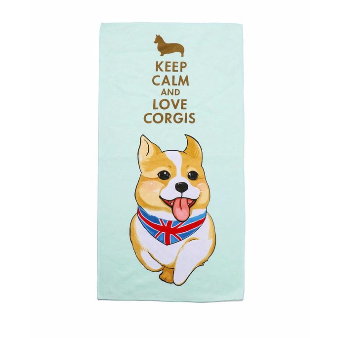 Small Sport Corgi Towel #LOVE Corgi#