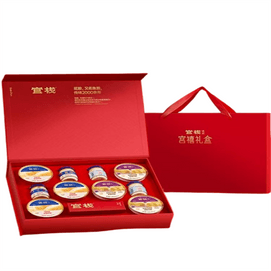 Nourishing Skin & Womb Light-Eating Fish Maw Porridge Collagen-Rich Pregnancy Supplement Gongxi Family Blessing Gongxi Family Blessing Gift Set - 10-Piece Set