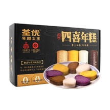 荃优 四喜年糕 精选4味组合16根装 2kg【原味+黑米+南瓜小米+荞麦】 【浙江宁波非遗老字号】【春节年货必买】