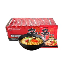 韩国NONGSHIM农心 SHIN辛拉面 方便面 经典系列 120g*10连包
