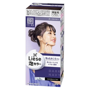 KAO 재팬 폼 헤어 컬러 다크 네이비 블루 롱래스팅 타입 100ml 1박스