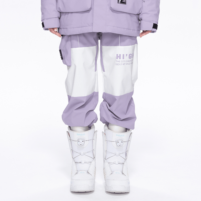 HIGH EXPERIENCE Ski Pants Size M Hibiscus Purple