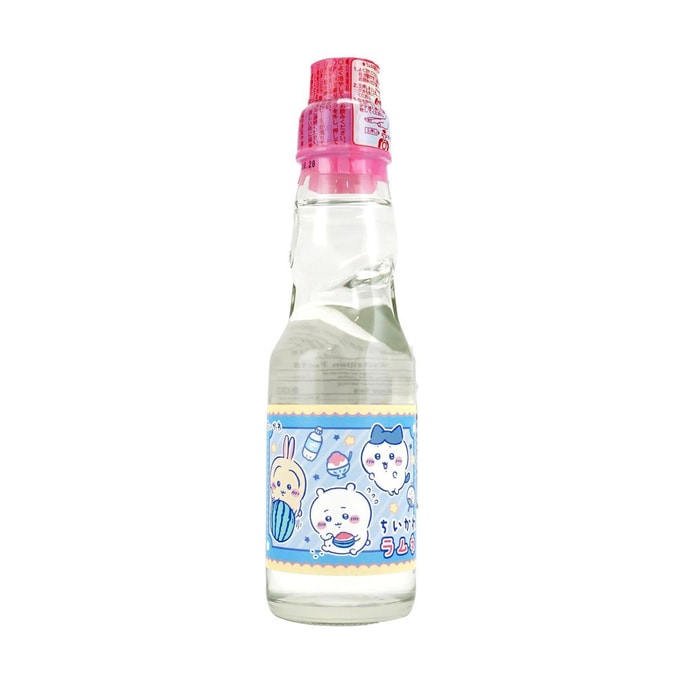 Ramune Carbonated Soft Drink,Chiikawa Design, 6.76 fl oz【Japan Limited Edition】