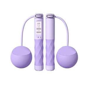 Cordless Jump Rope with Weighted Balls Purple Good1
