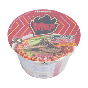 韩国SAMYANG三养 MEP黑胡椒牛肉味拉面 110g 【浓郁牛骨汤】【辛辣黑胡椒】【微波即食】