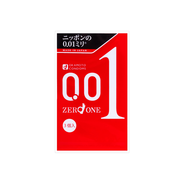 商品详情 - 日本OKAMOTO冈本 001系列 超薄安全避孕套 3个入 - image  0
