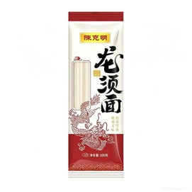 陈克明 原味龙须挂面 细滑劲道细圆面条 方便速食面银丝面100g*2袋