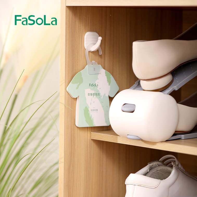 【赠品】FaSoLa 衣柜香薰 清晨朝露 3枚/包 衣物除味 持久清香 空气清新剂 香氛包 4